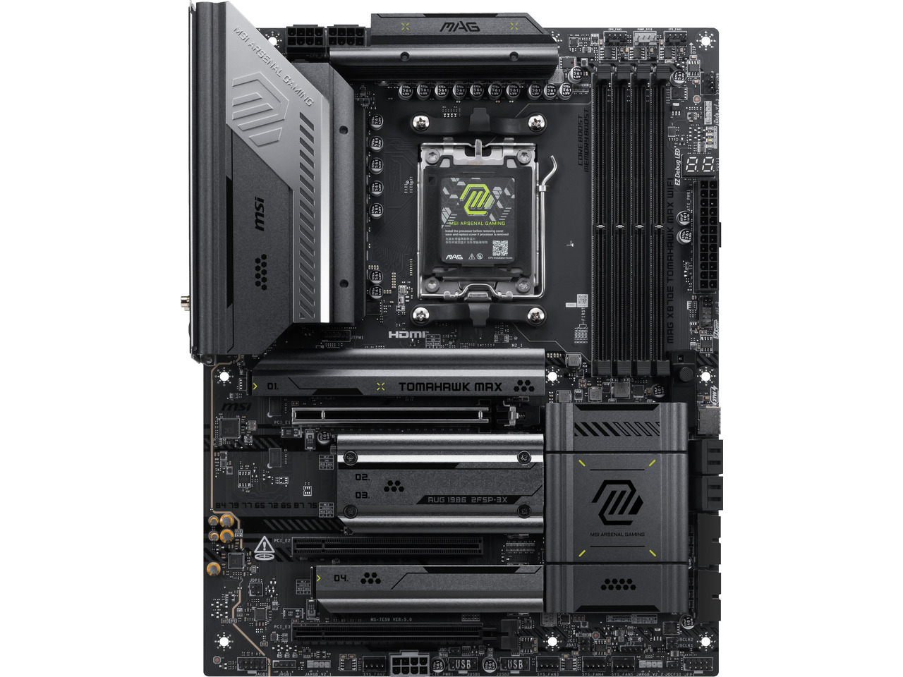 Carte mère MSI MAG X870E TOMAH - X870E Atx Motherboard avis et prix